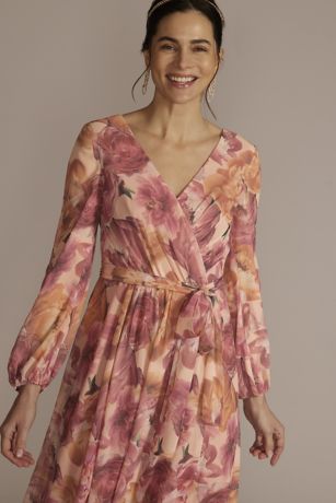 floral dresses with sleeves